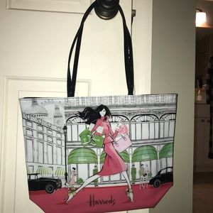 Megan Hess for Harrods Tote Bag